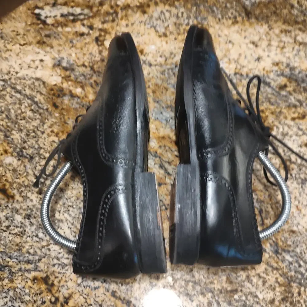 Mezlan Florence Black Leather Dress Shoes Size 9.5M